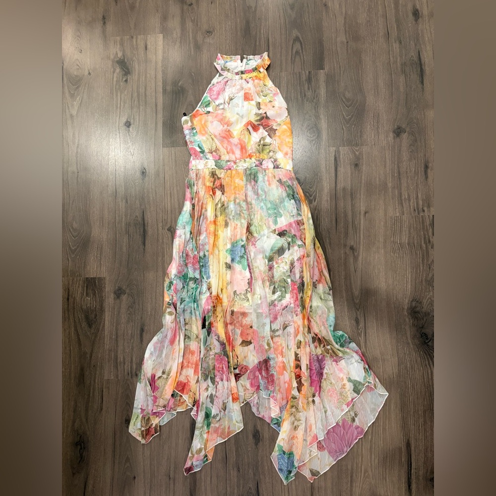 Vince Camuto Halter Maxi Dress in Multicolor